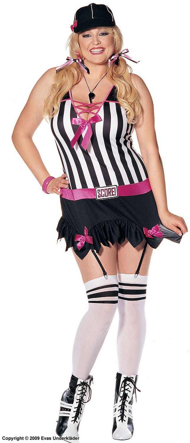 Referee costume, plus size
